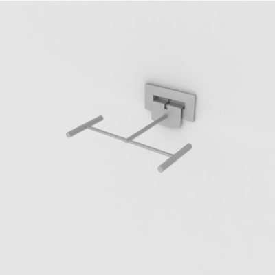 SoloSlat for Drywall — H Shape Shoe Displayer, Silver Frost