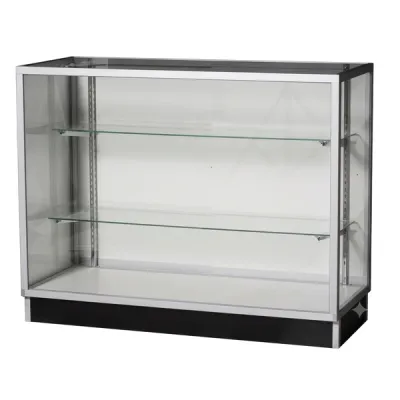 Black Frame Glass Full View Showcase - 48"