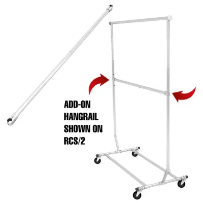 Add-On Hangrail for Salesman's Rack