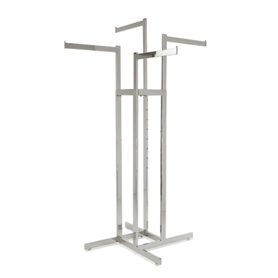 4 Way Rack Rectangular - Straight Arms
