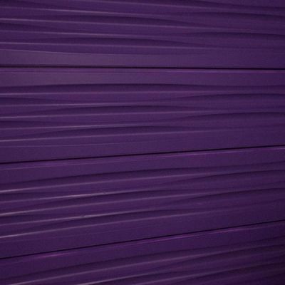 Purple Wave 3D Textured Slatwall