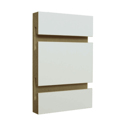 Light Gray Melamine Slatwall