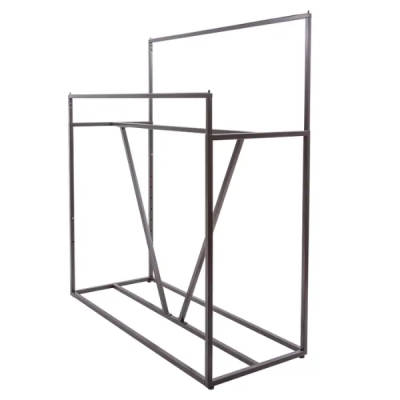 Linea Double Bar Apparel Rack with V-Brace