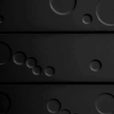 Bubbles Black 3D Textured Slatwall
