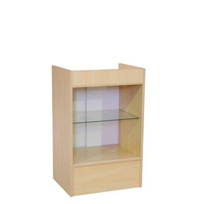 Maple Glass Register Stand