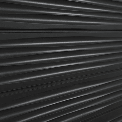 Black Wave 3D Textured Slatwall