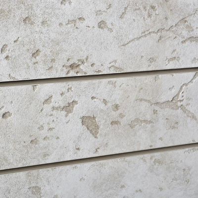 Bleached Cement 3D Textured Slatwall