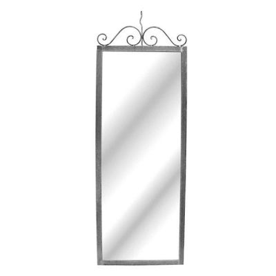 Raw Steel Hanging Mirror