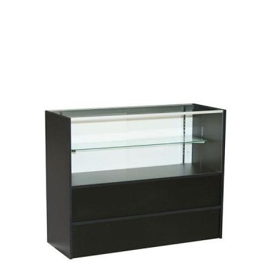 Black Half View Showcase - 48"