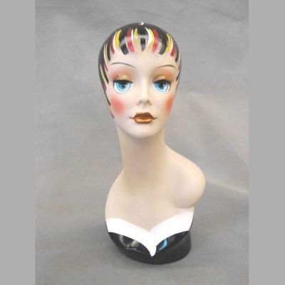 Hat Display Head Vintage Makeup Style D