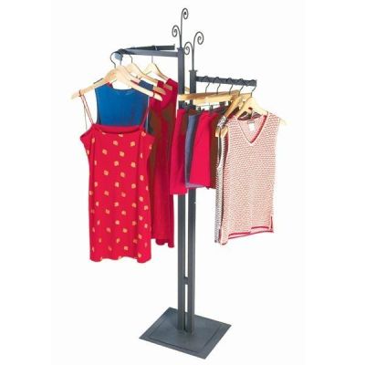 2 Way Raw Steel Rack - AC