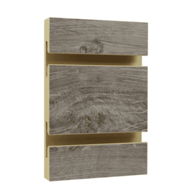 Stormy Oak Melamine Slatwall