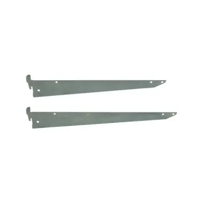 Thin Line Tap-In Shelf Bracket for Recessed Standards