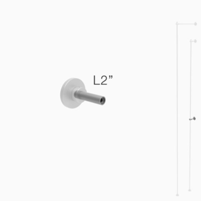 2" 3/8" Tube Support Ceiling to Floor Wall to Floor Tube Display