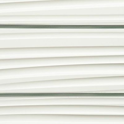 Nu Wave White 3D Textured Slatwall
